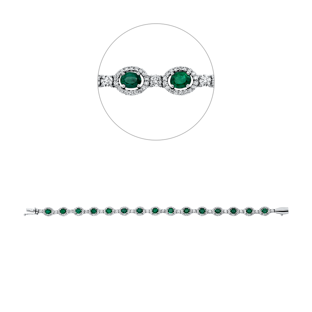 Brogle Selection emerald bracelet