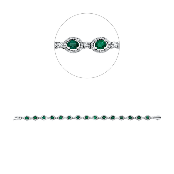 Brogle Selection emerald bracelet
