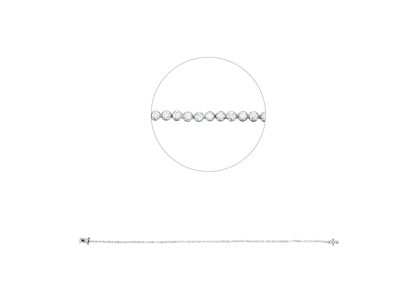 Brogle Classic tennis bracelet