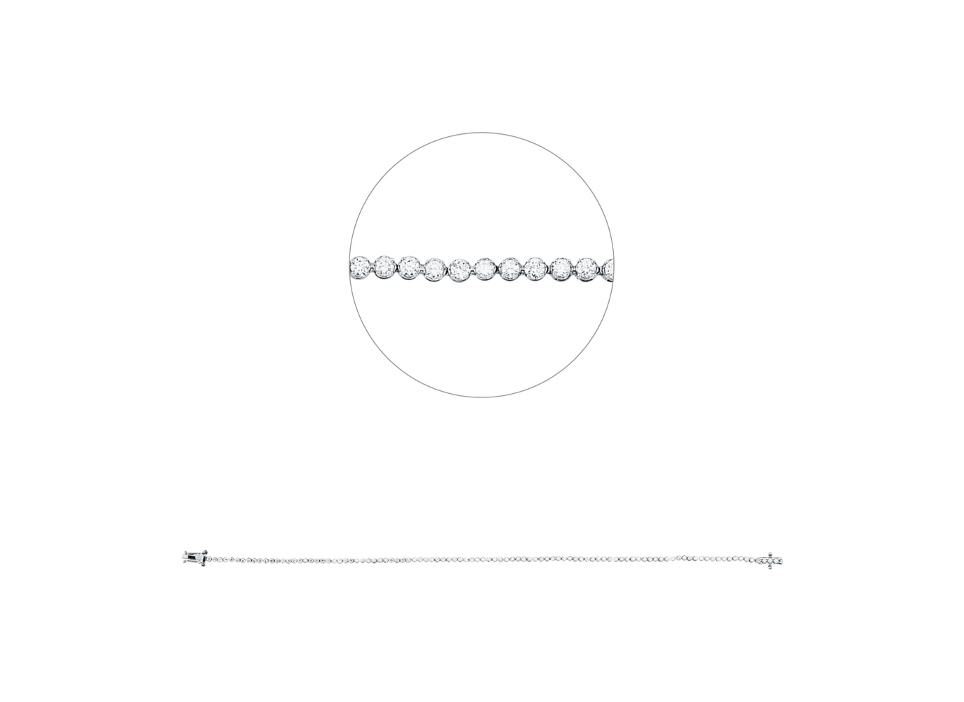 Brogle Classic tennis bracelet