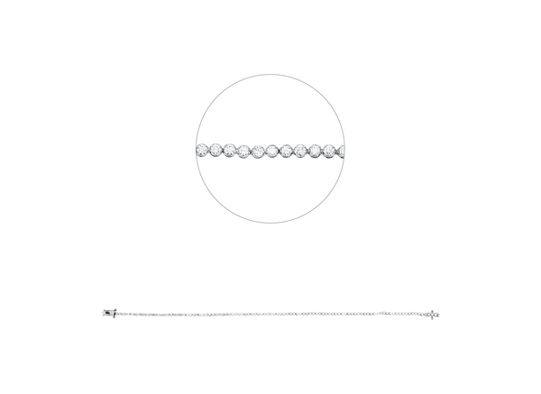 Brogle Classic tennis bracelet
