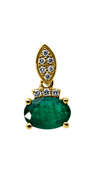 Brogle Classic emerald pendant