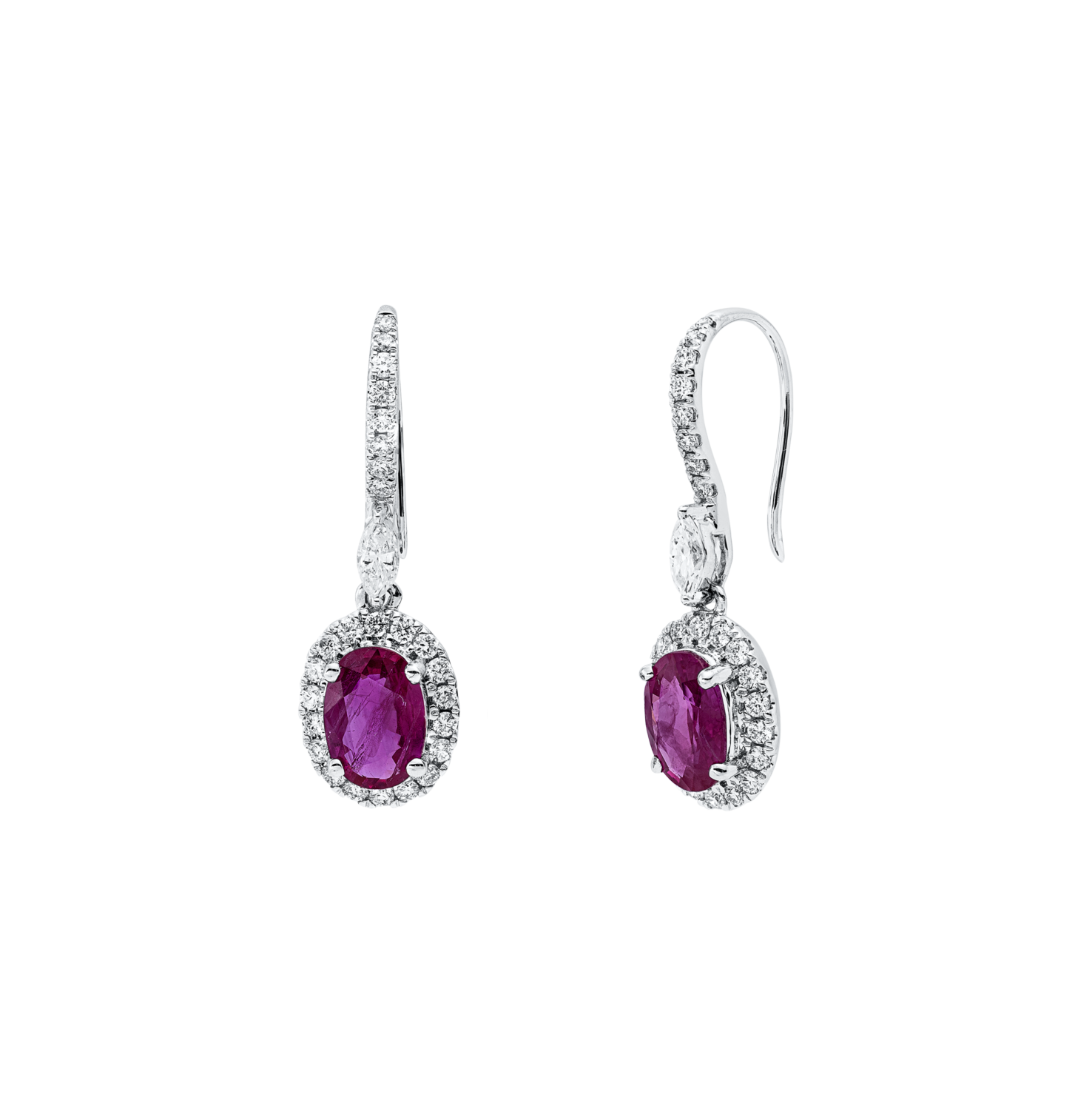 Brogle Classic ruby earrings