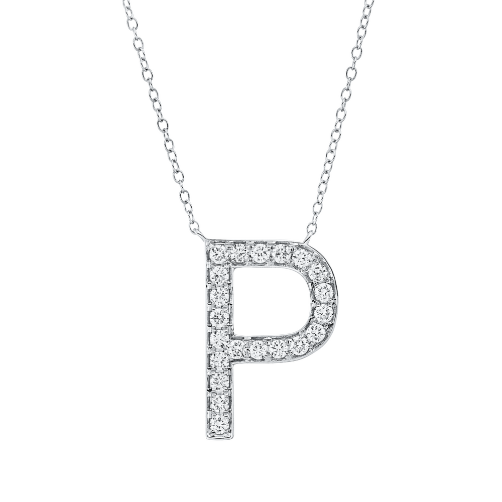 Brogle Classic Kette mit Diamantbuchstaben P Brogle Classic Kette mit Diamantbuchstaben P