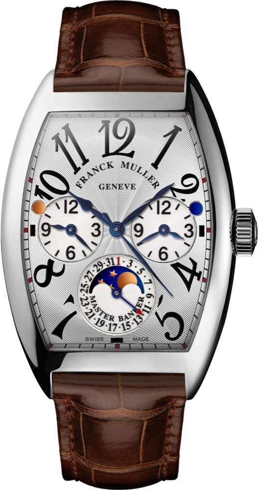Franck Muller Cintrée Curvex Master Banker Mondphase 50,4 x 36mm