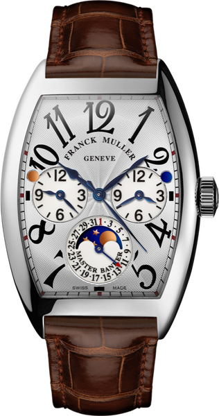 Franck Muller Cintrée Curvex Master Banker Mondphase 50,4 x 36mm