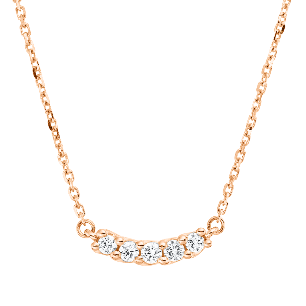 Brogle Classic necklace with diamond pendant Brogle Classic necklace with diamond pendant