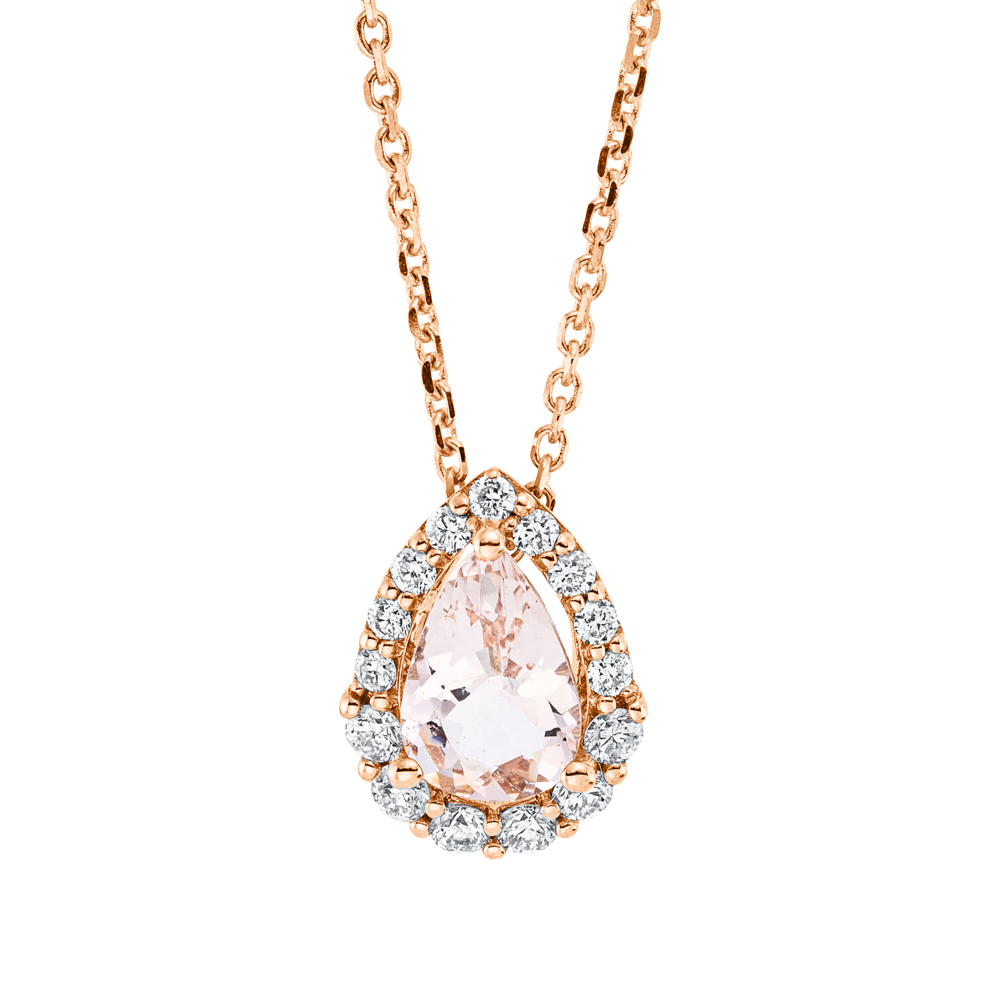 Brogle Classic Kette mit Morganitanhänger Brogle Classic Kette mit Morganitanhänger