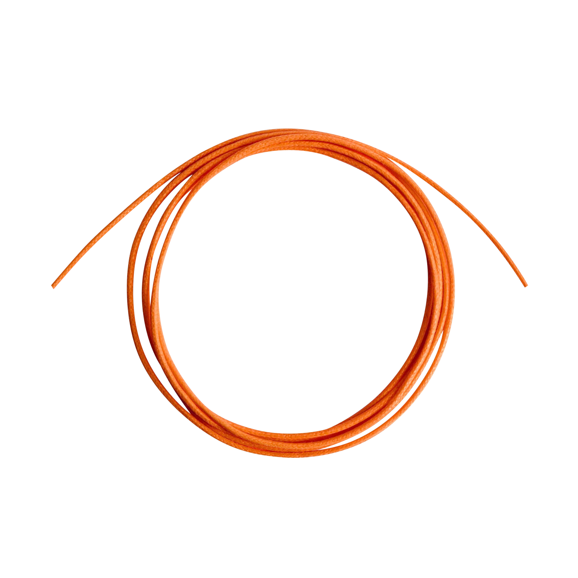 Dodo dünne orangefarbene Baumwollkordel Dodo dünne orangefarbene Baumwollkordel