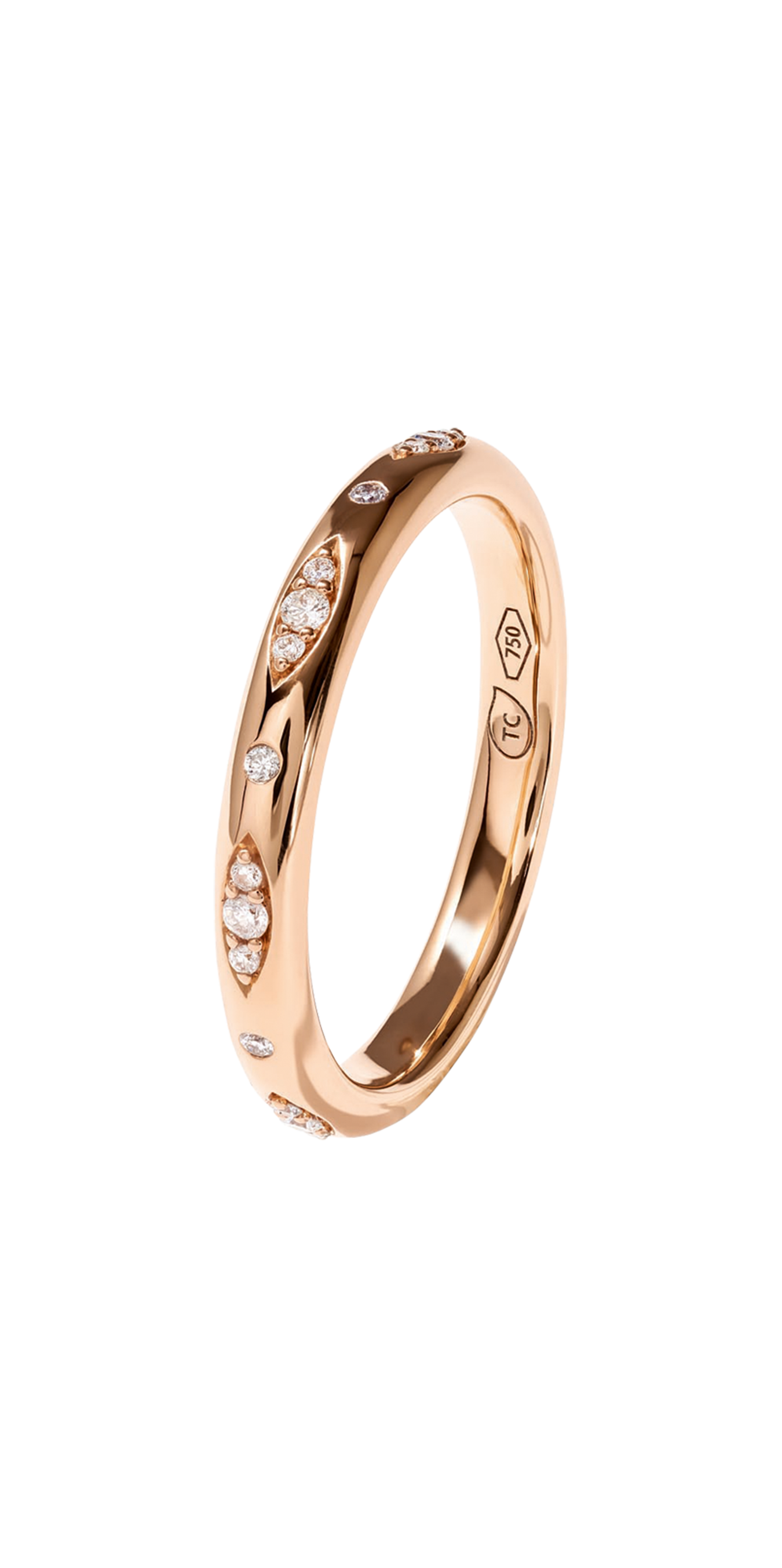 Tamara Comolli Gypsy Band Classic Pavé Ring Tamara Comolli Gypsy Band Classic Pavé Ring
