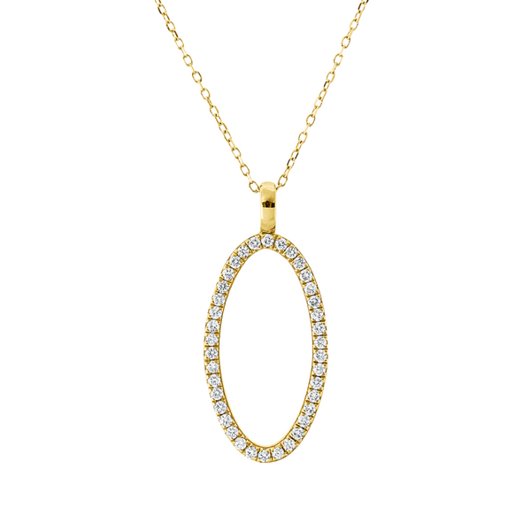 Brogle Classic necklace with diamond pendant