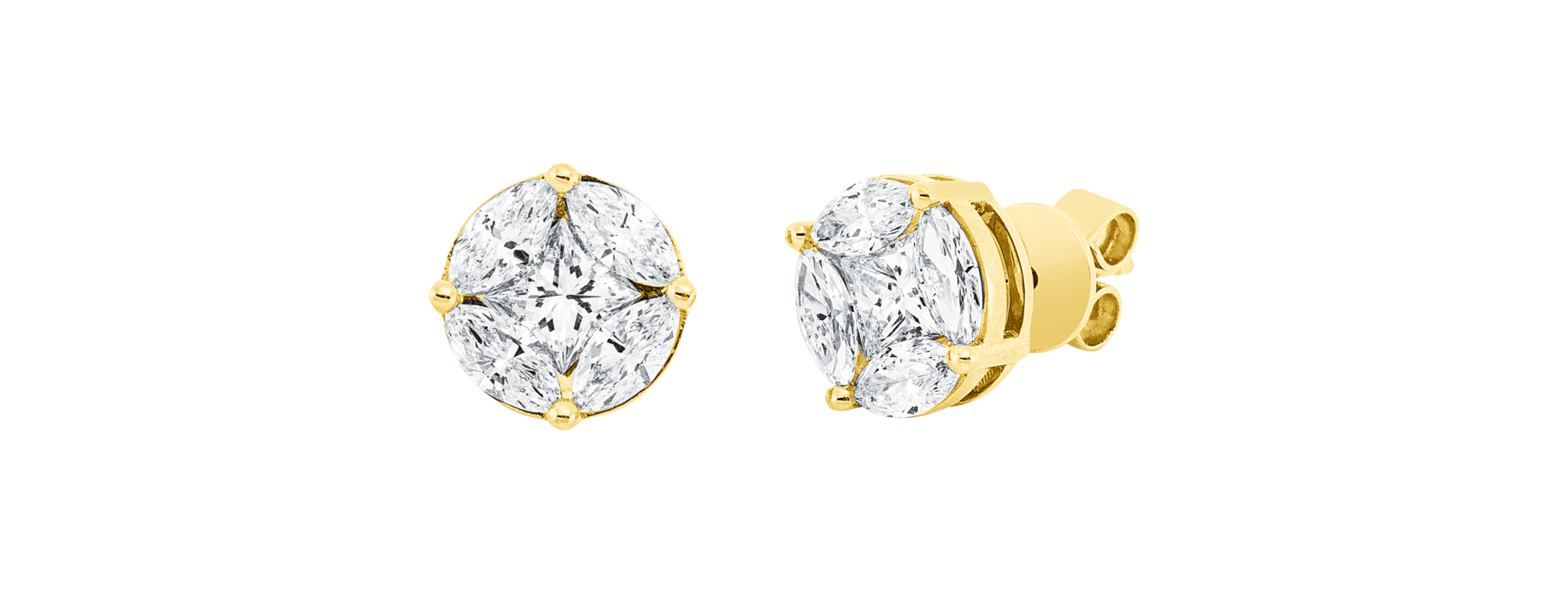 Brogle Selection diamond stud earrings Brogle Selection diamond stud earrings