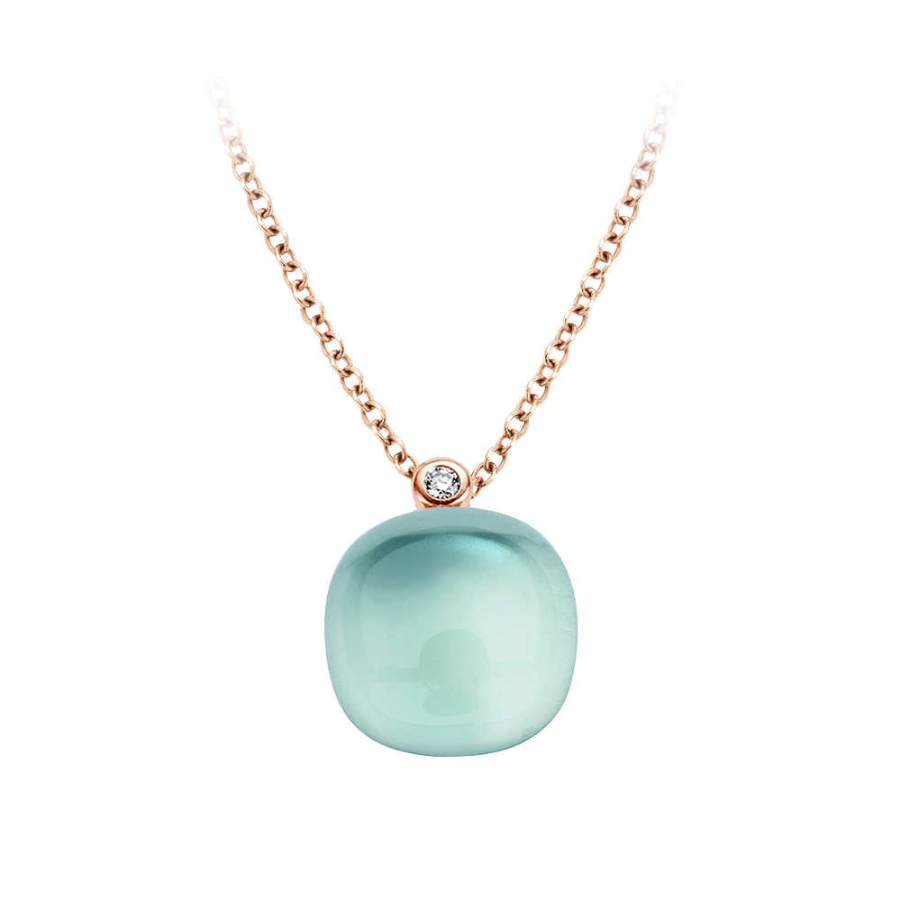 Bigli Mini Sweety Milchquarz Halskette