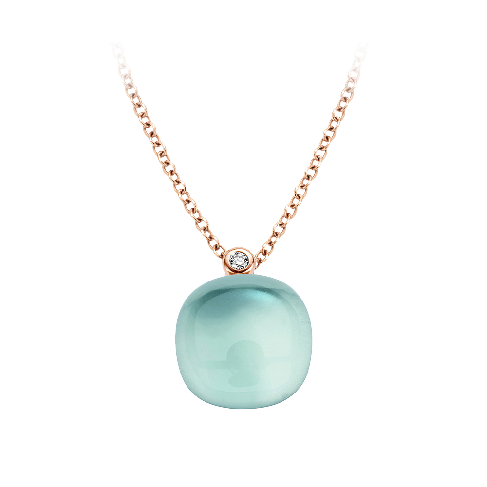 Bigli Mini Sweety Milchquarz Halskette