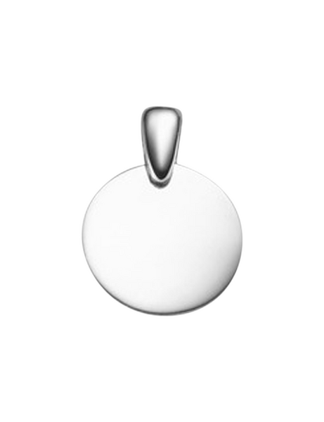 Brogle Classic engraved pendant "Round" in gold Brogle Classic engraved pendant "Round" in gold