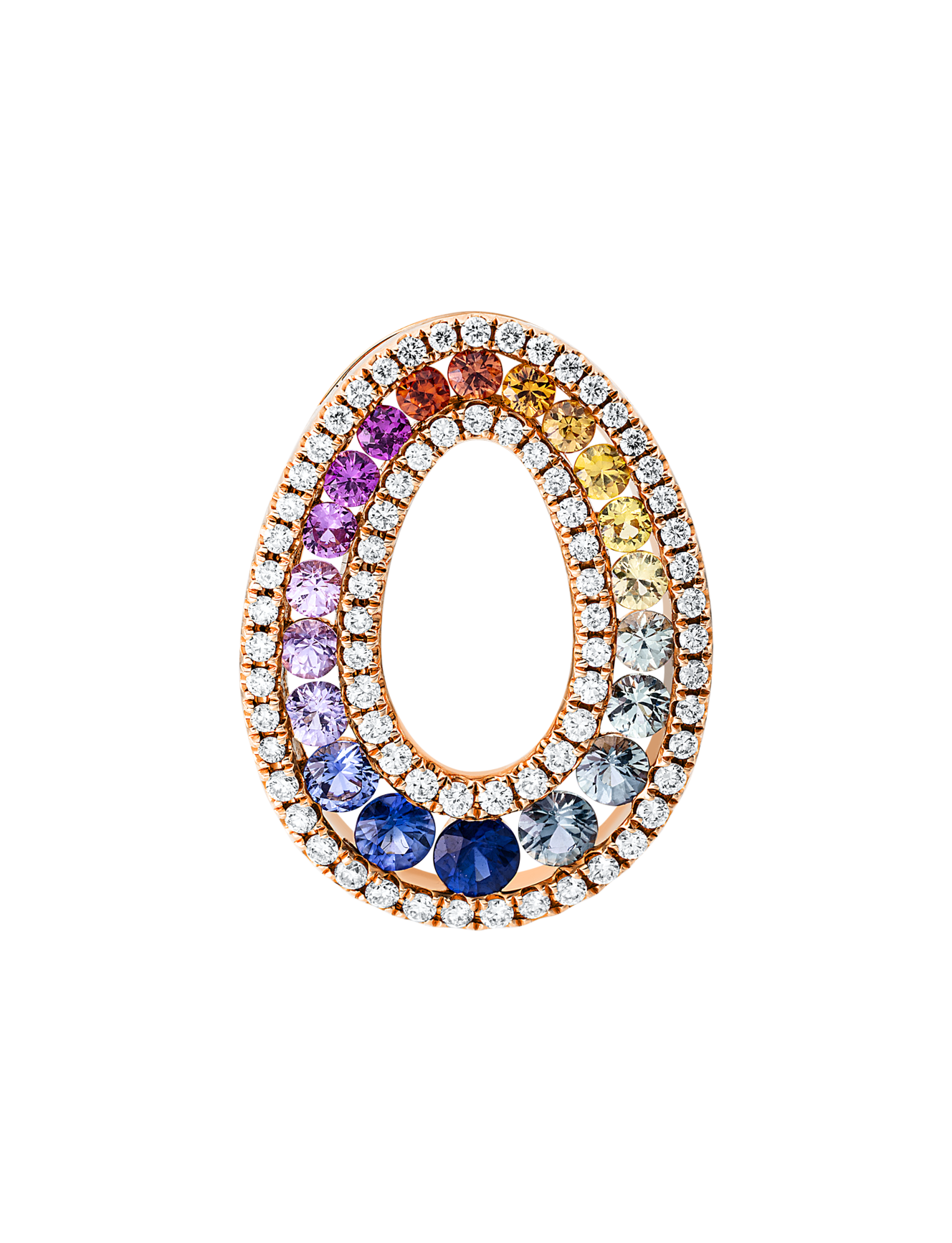 Brogle Classic Sapphire Pendant Rainbow Brogle Classic Sapphire Pendant Rainbow