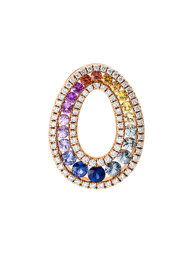 Brogle Classic Sapphire Pendant Rainbow Brogle Classic Sapphire Pendant Rainbow
