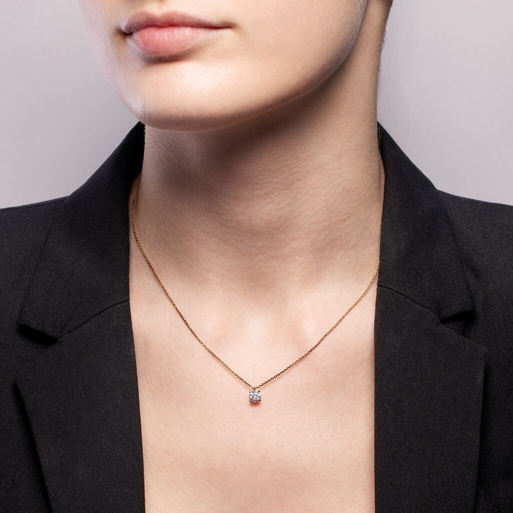 Brogle solitaire necklace Julia up to 0.5 carat Brogle solitaire necklace Julia up to 0.5 carat
