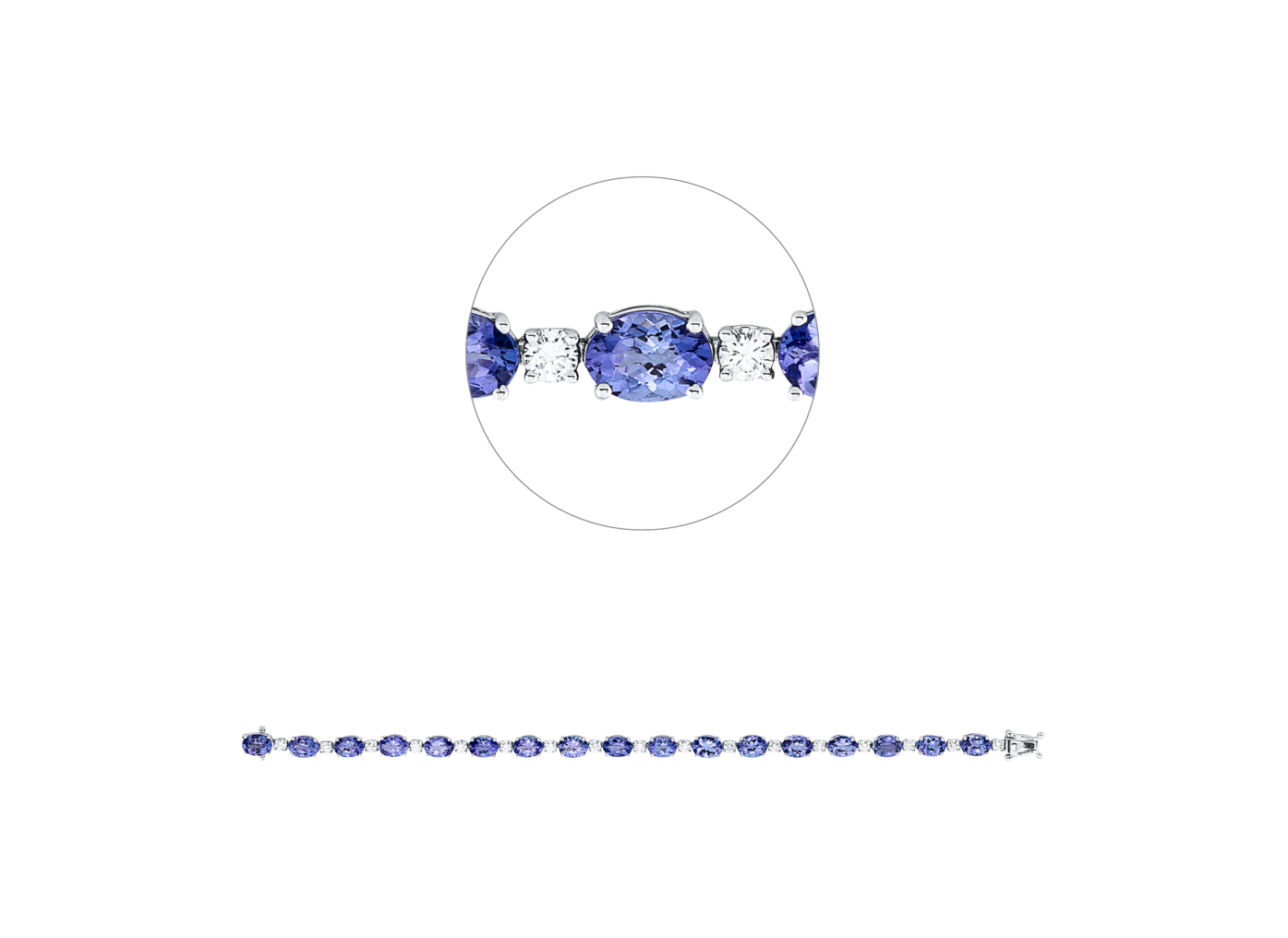 Brogle Selection tanzanite bracelet
