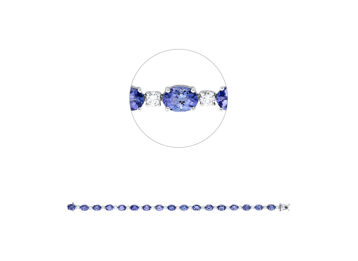 Brogle Selection tanzanite bracelet