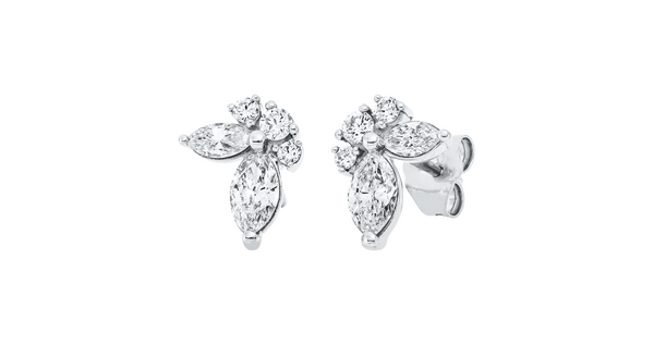 Brogle Classic diamond stud earrings