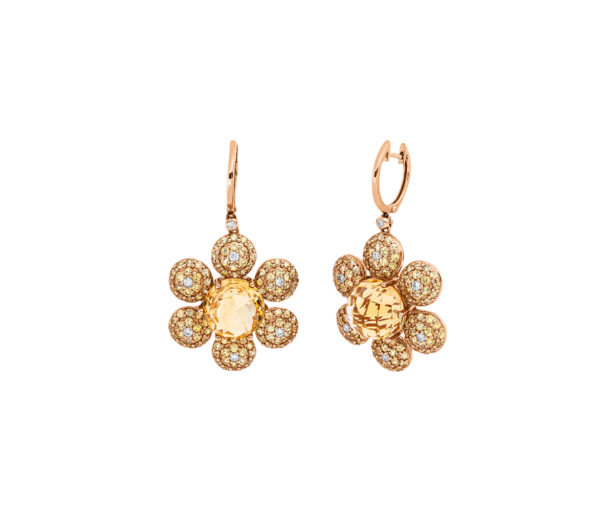 Brogle Selection Farbsteinohrhänger