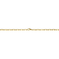 Brogle Classic plate gold chain 3mm