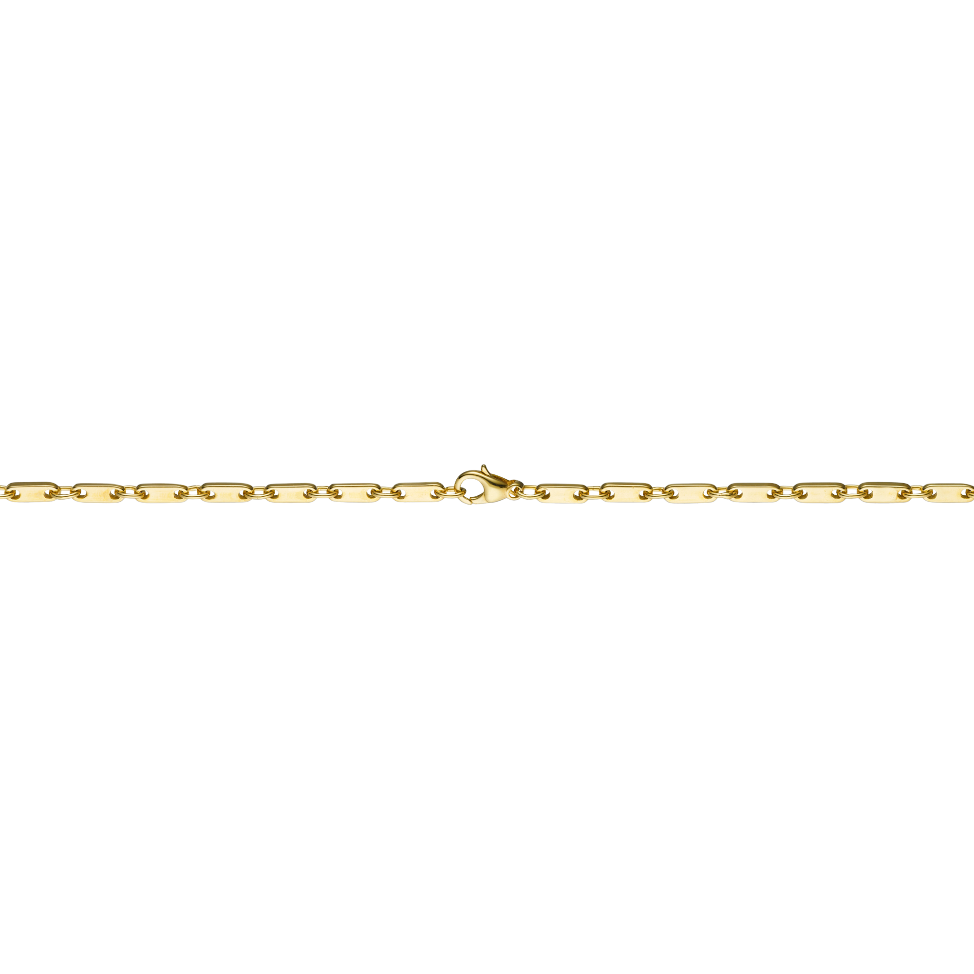 Brogle Classic plate gold chain 3mm Brogle Classic plate gold chain 3mm