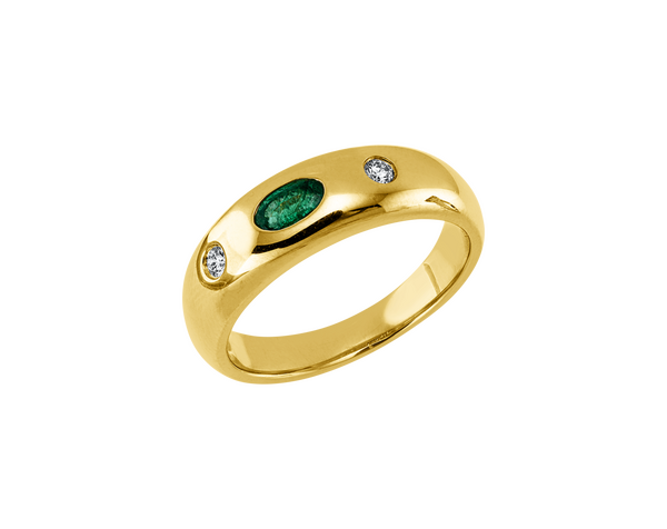 Brogle Classic emerald ring