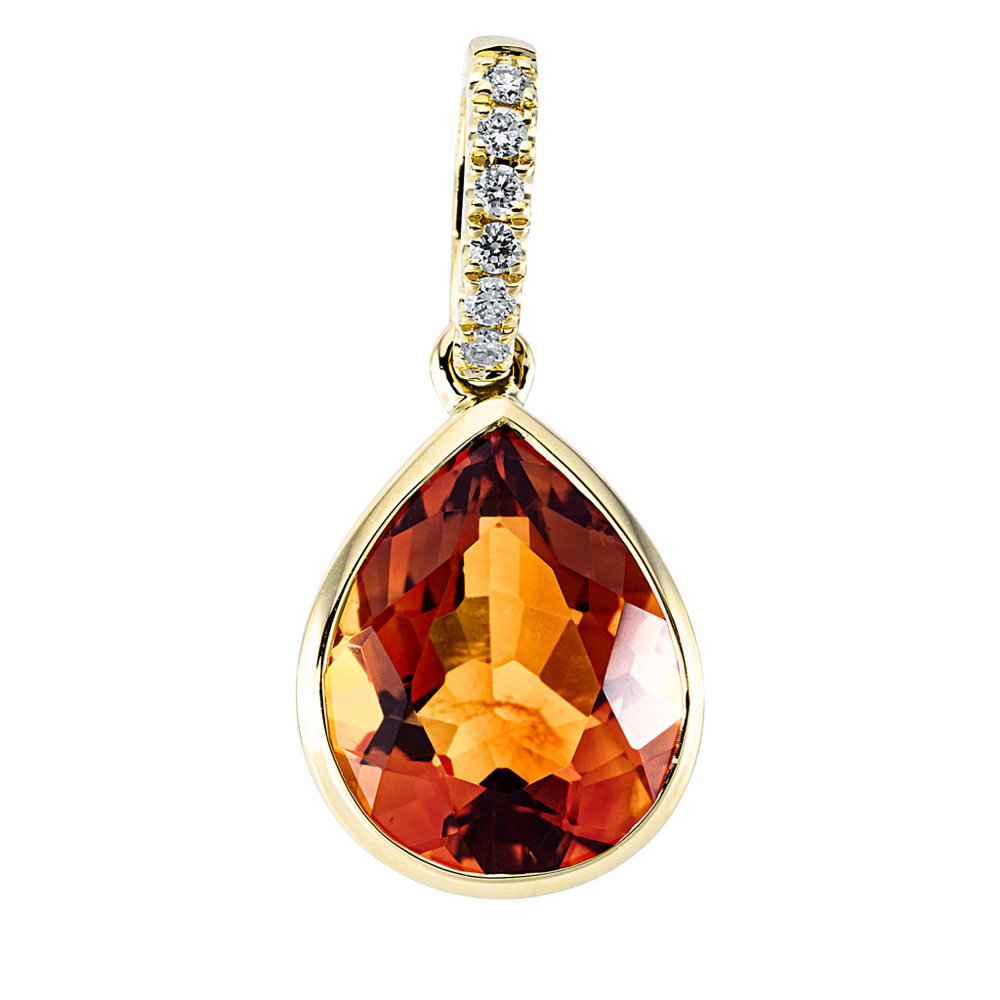 Brogle Classic citrine pendant