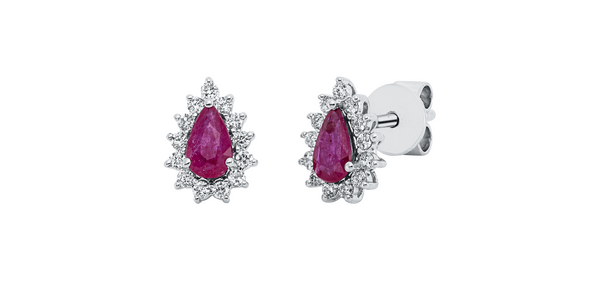 Brogle Classic ruby stud earrings Brogle Classic ruby stud earrings