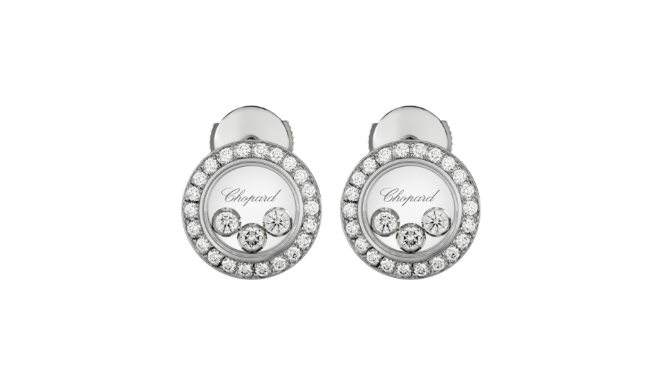 Chopard Icons Round Stud Earrings Chopard Icons Round Stud Earrings