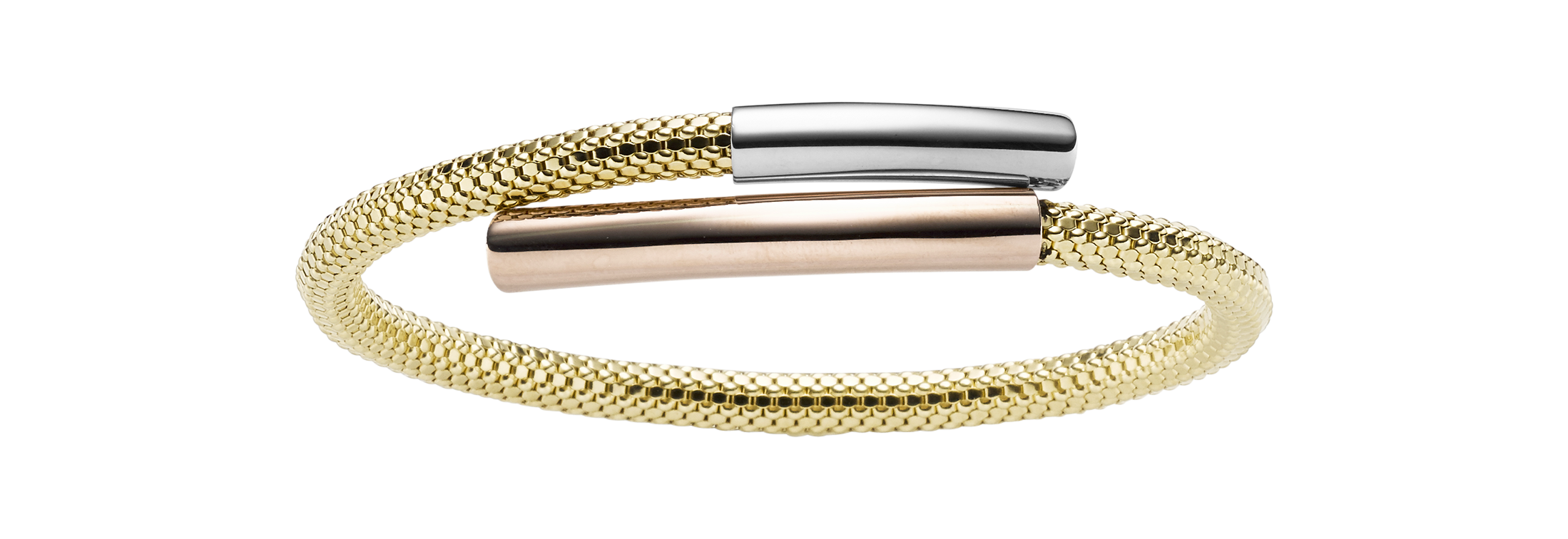 Brogle Classic Bicolor Goldarmspange 5mm Brogle Classic Bicolor Goldarmspange 5mm