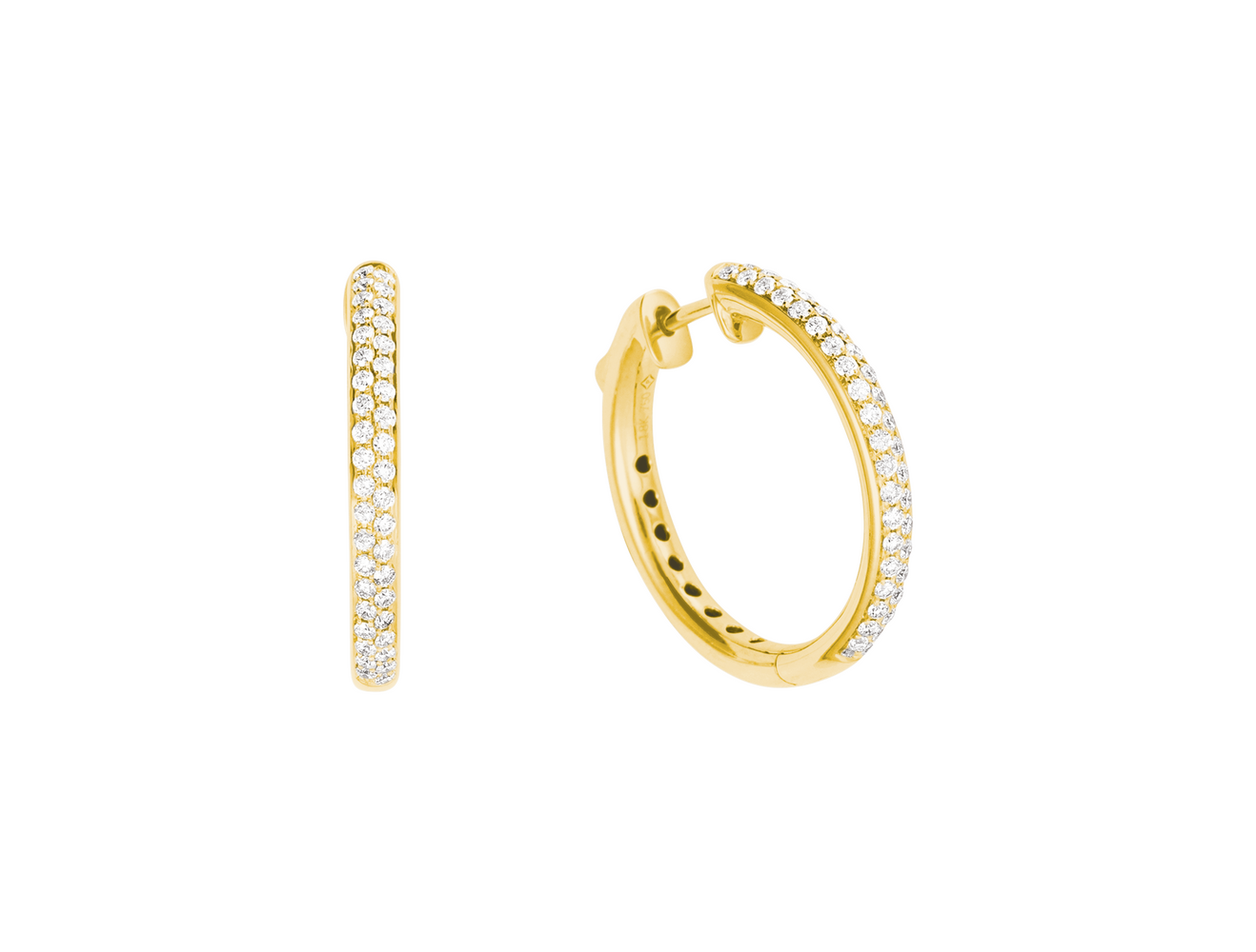 Brogle Classic Diamantcreolen Brogle Classic Diamantcreolen