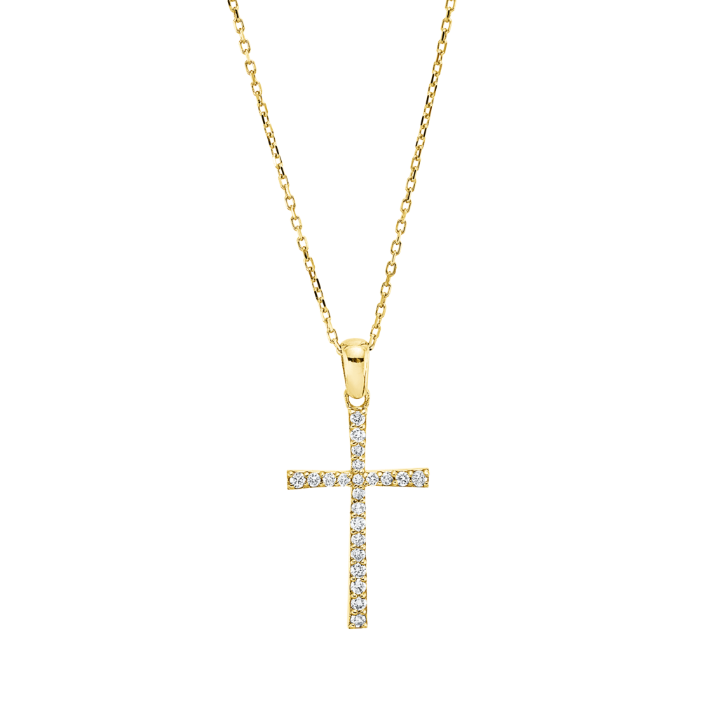 Brogle Classic necklace with diamond cross