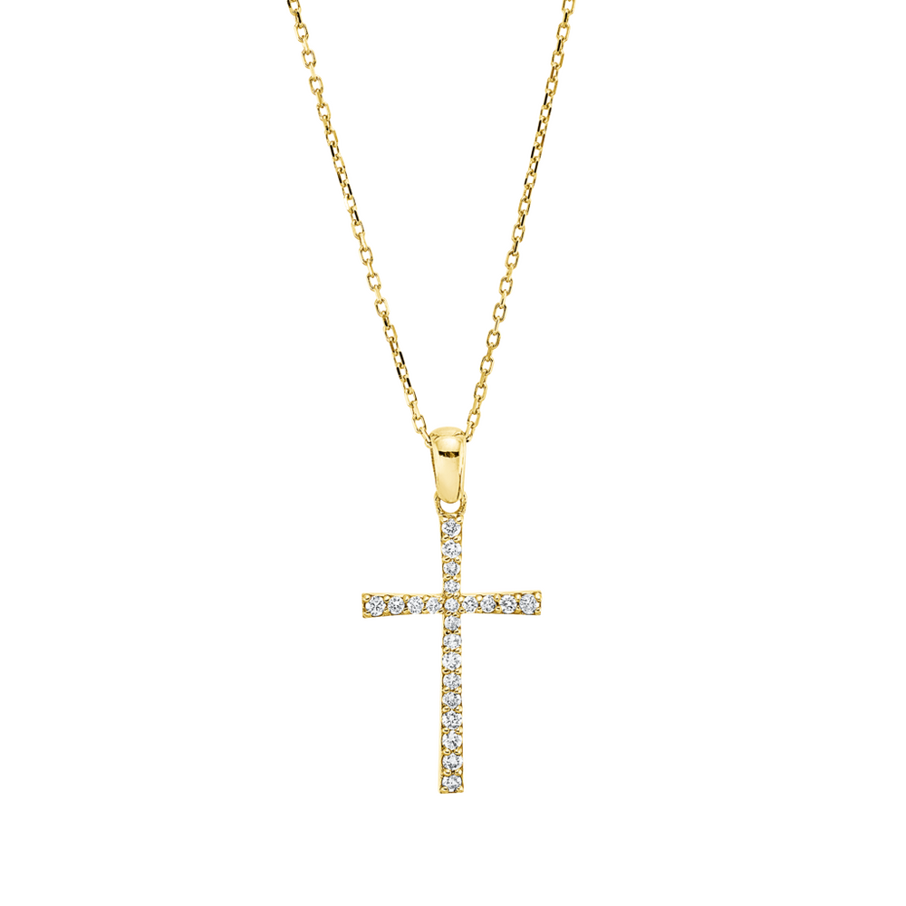 Brogle Classic necklace with diamond cross