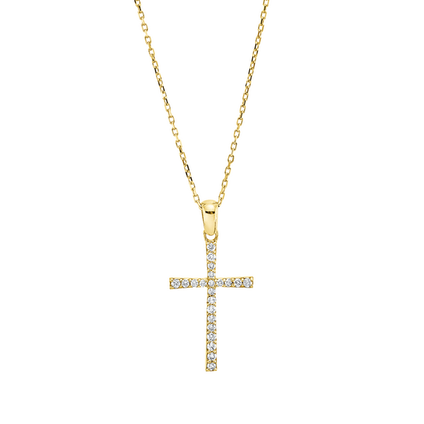 Brogle Classic necklace with diamond cross Brogle Classic necklace with diamond cross