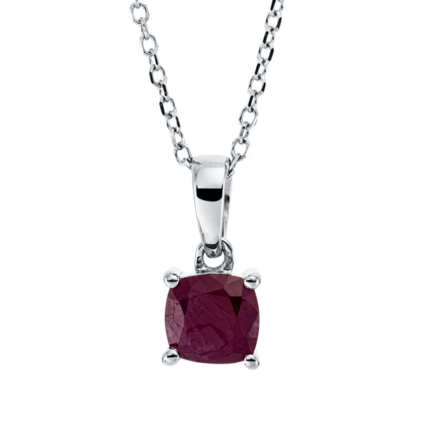 Brogle Classic necklace with ruby pendant Brogle Classic necklace with ruby pendant