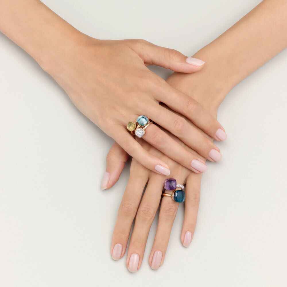 Pomellato Nudo Petit Lemon Quartz Ring Pomellato Nudo Petit Lemon Quartz Ring