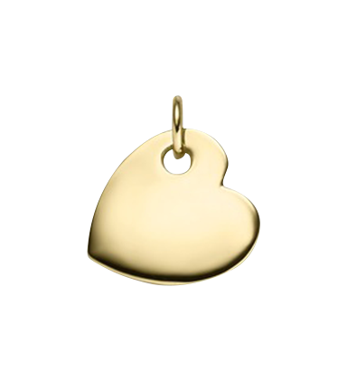 Brogle Classic heart pendant in gold Brogle Classic heart pendant in gold