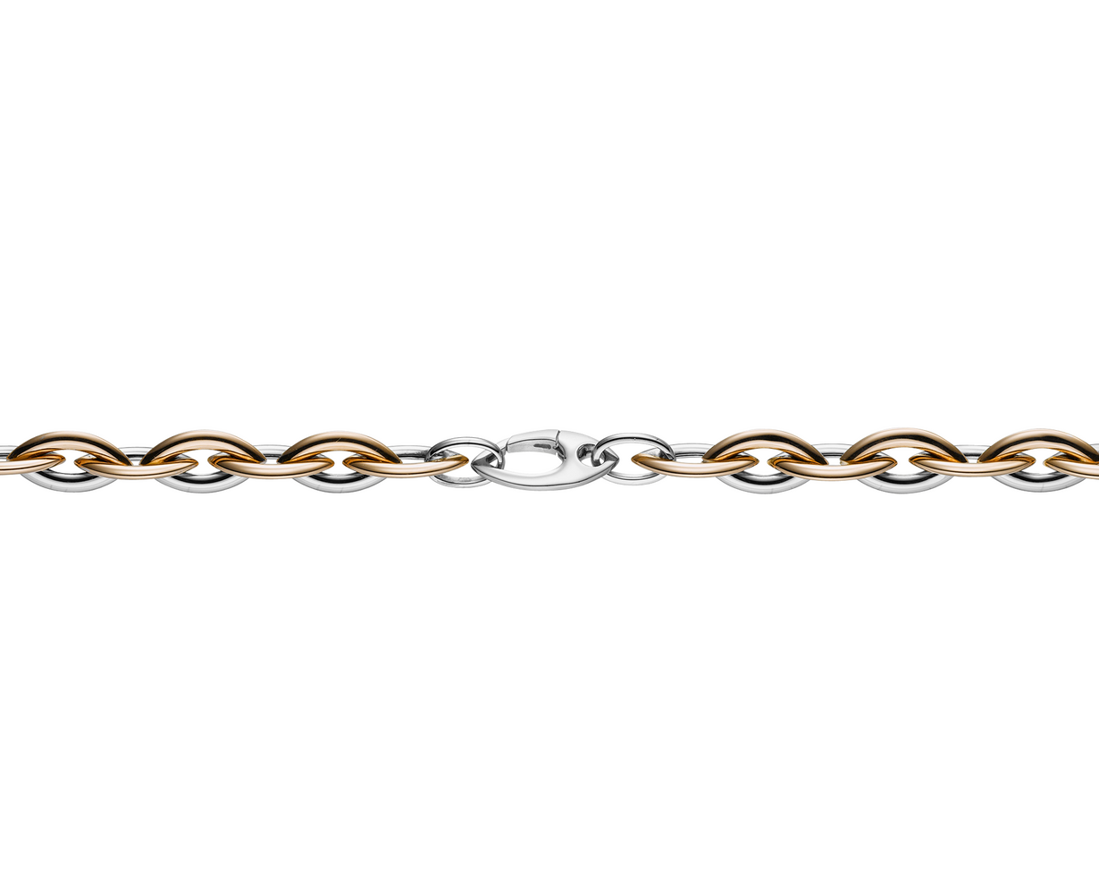 Brogle Classic Bicolor Phantasiearmband 7mm