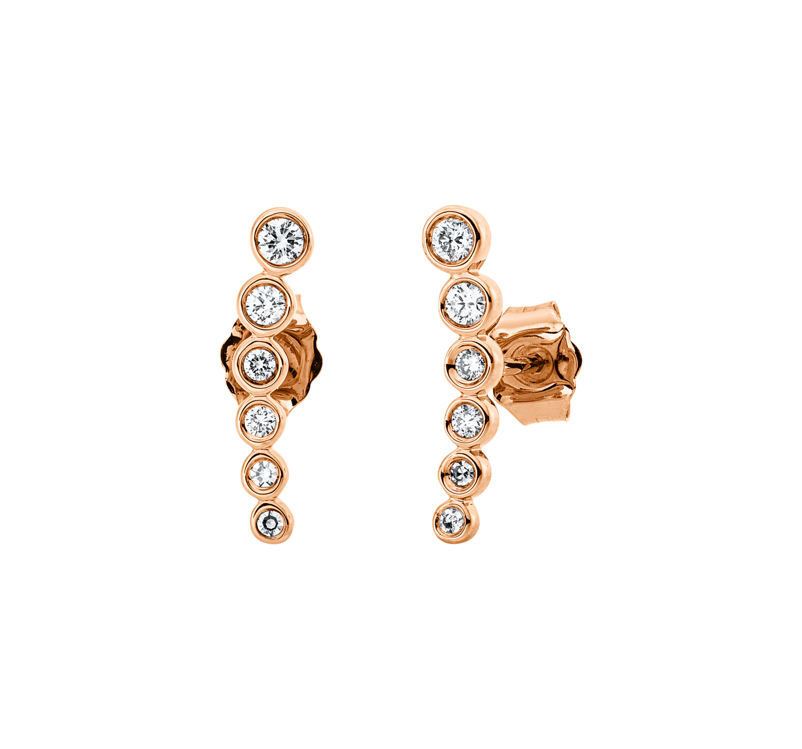 Brogle Classic diamond stud earrings