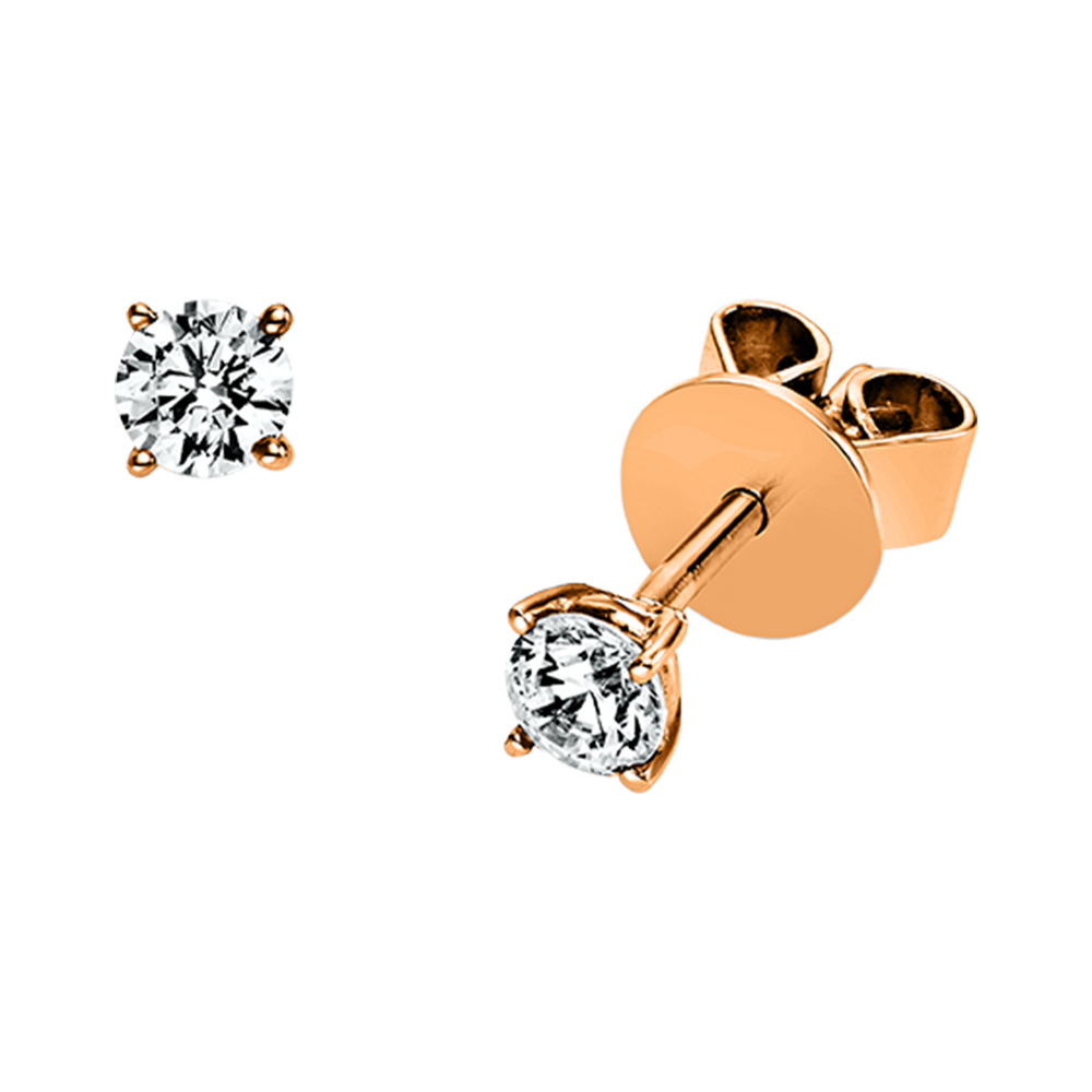 Brogle Selection Solitaire stud earrings Julia up to 0.25 carat