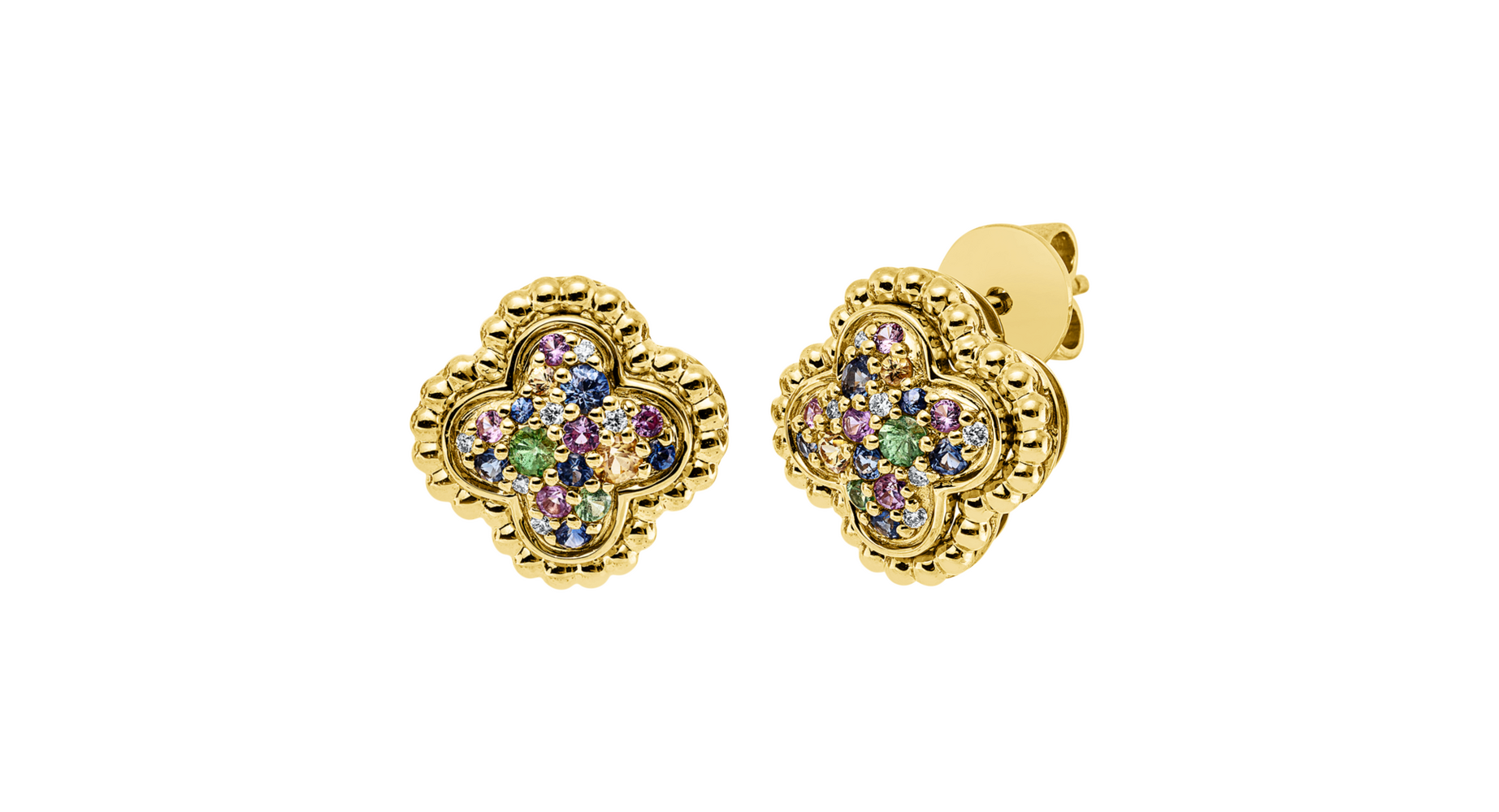 Brogle Classic colored stud earrings
