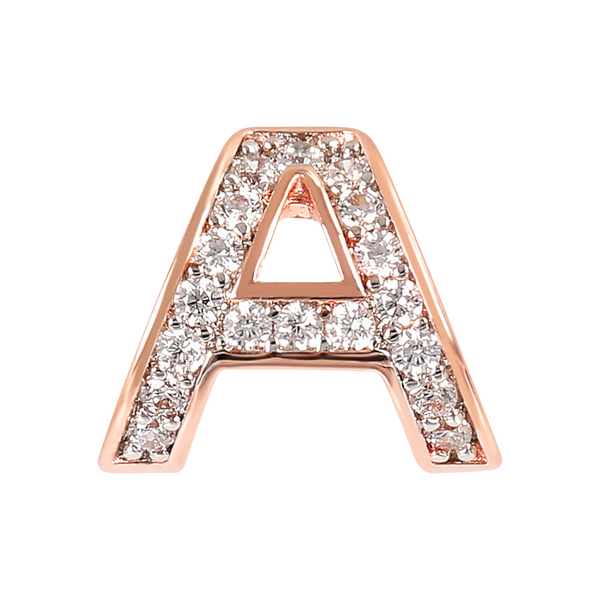 Bronzallure Altissima letter A stud earrings