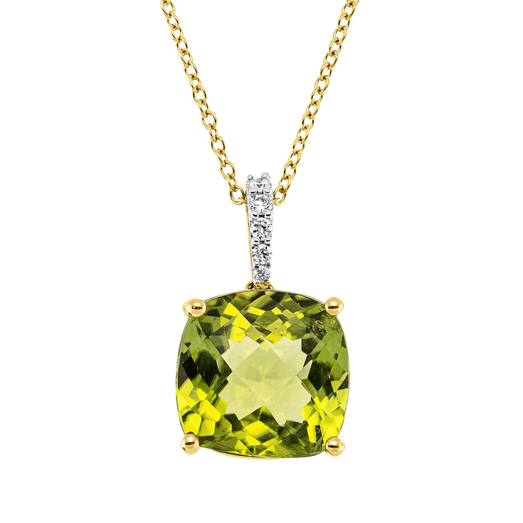 Brogle Classic necklace with peridot pendant Brogle Classic necklace with peridot pendant