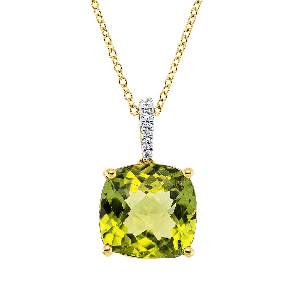 Brogle Classic necklace with peridot pendant Brogle Classic necklace with peridot pendant