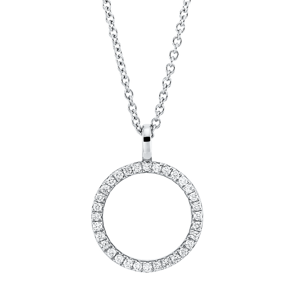 Brogle Classic necklace with diamond pendant Brogle Classic necklace with diamond pendant