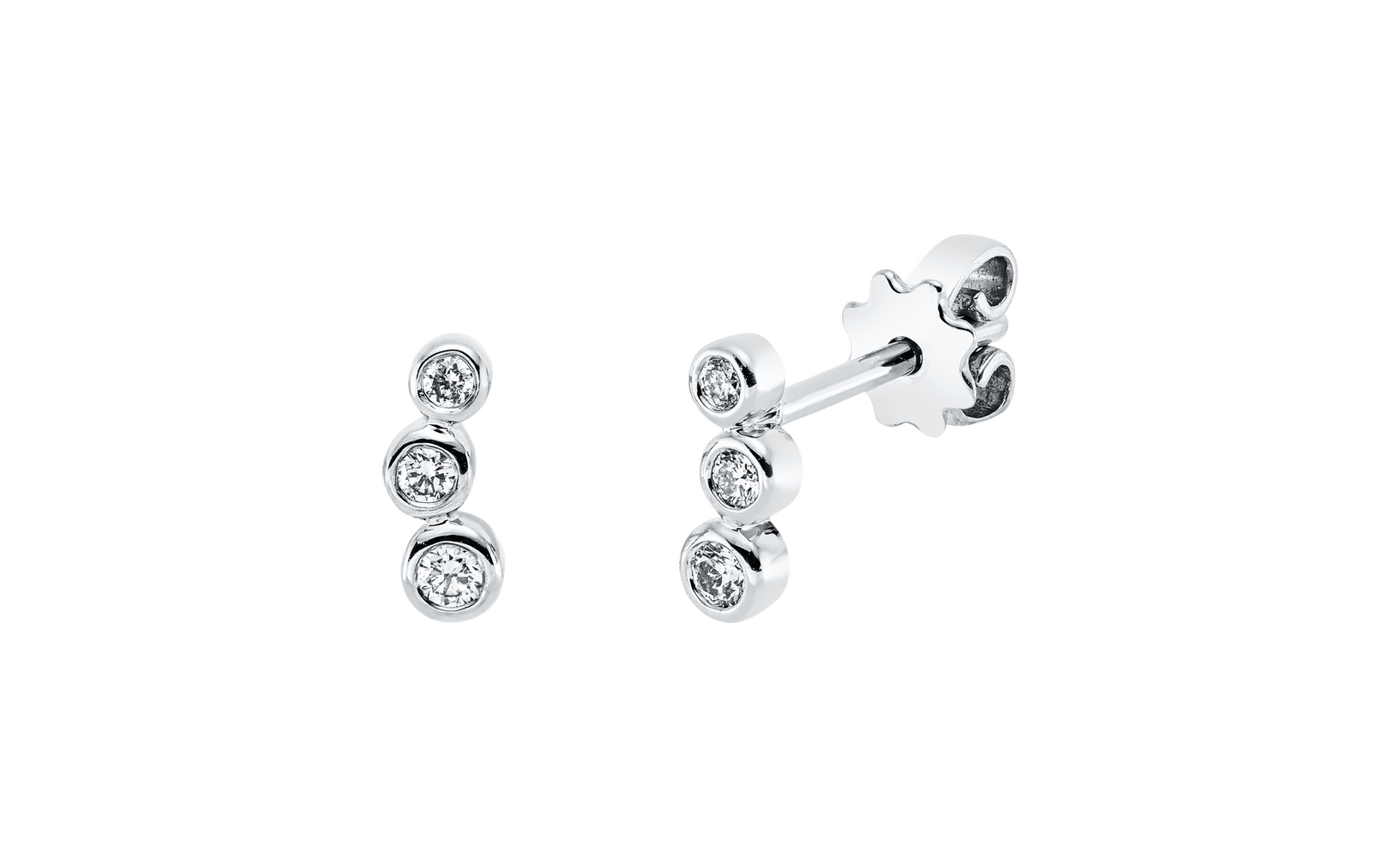 Brogle Classic diamond stud earrings Brogle Classic diamond stud earrings