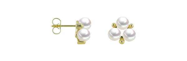 Brogle Classic freshwater pearl stud earrings
